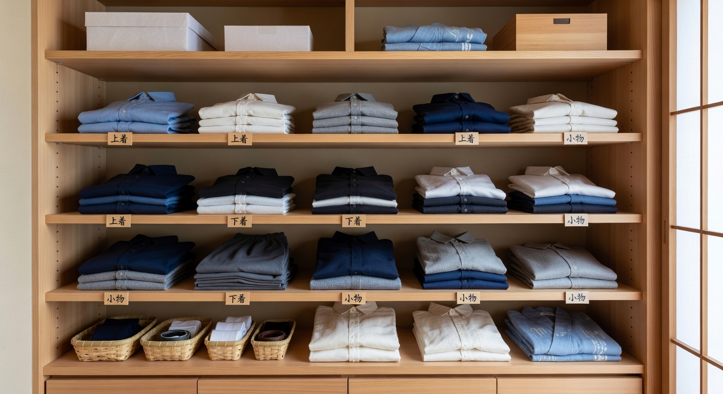 クローゼット整理のイメージ
